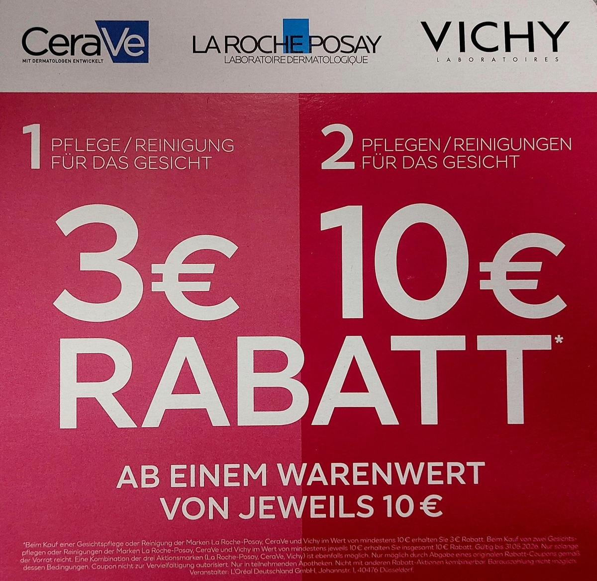 Coupon-Aktion Vichy Rochay Posay